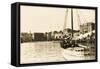 Split - Croatia - the Harbour-null-Framed Stretched Canvas