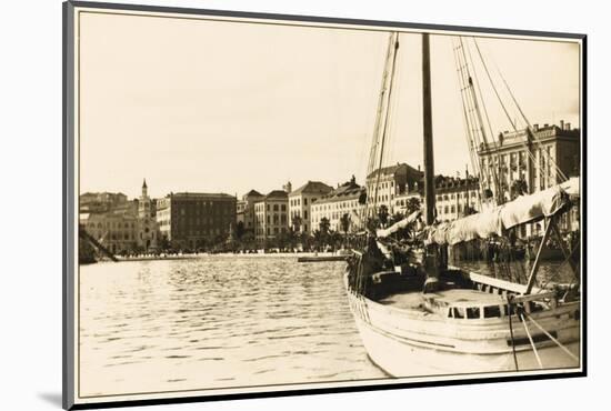 Split - Croatia - the Harbour-null-Mounted Photographic Print