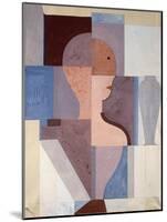 Split Half Figure to the Right, 1923-Oskar Schlemmer-Mounted Giclee Print