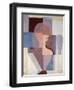 Split Half Figure to the Right, 1923-Oskar Schlemmer-Framed Giclee Print