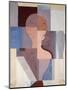 Split Half Figure to the Right, 1923-Oskar Schlemmer-Mounted Giclee Print