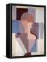 Split Half Figure to the Right, 1923-Oskar Schlemmer-Framed Stretched Canvas