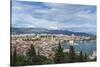 Split Harbor and Old Town-Rob Tilley-Stretched Canvas
