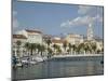 Split Harbor Late Afternoon, Central Dalmatia, Croatia-Walter Bibikow-Mounted Photographic Print