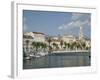 Split Harbor Late Afternoon, Central Dalmatia, Croatia-Walter Bibikow-Framed Photographic Print