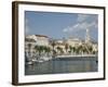 Split Harbor Late Afternoon, Central Dalmatia, Croatia-Walter Bibikow-Framed Photographic Print