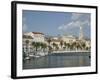 Split Harbor Late Afternoon, Central Dalmatia, Croatia-Walter Bibikow-Framed Photographic Print