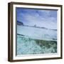 Split Level View at the Shoreline of Praia Da Atalaia Beach on Fernando De Noronha-Alex Saberi-Framed Photographic Print