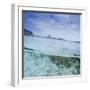 Split Level View at the Shoreline of Praia Da Atalaia Beach on Fernando De Noronha-Alex Saberi-Framed Photographic Print