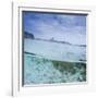 Split Level View at the Shoreline of Praia Da Atalaia Beach on Fernando De Noronha-Alex Saberi-Framed Photographic Print