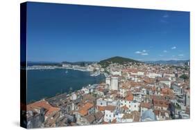 Split Old Town-Rob Tilley-Stretched Canvas