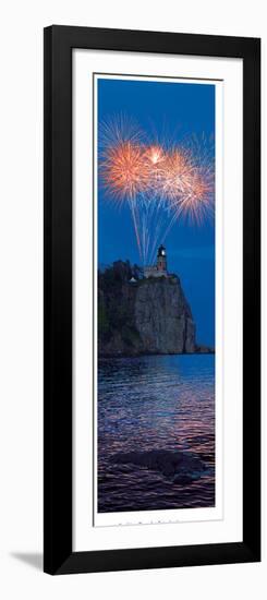 Split Rock Lighthouse - 100th-Christopher Gjevre-Framed Art Print