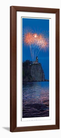 Split Rock Lighthouse - 100th-Christopher Gjevre-Framed Art Print