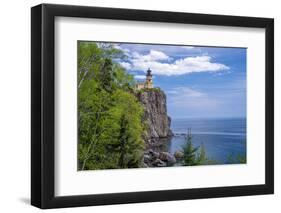 Split Rock Lighthouse, Lake Superior-Steven Gaertner-Framed Photographic Print