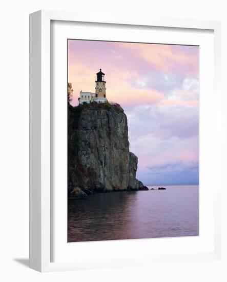 Split Rock Lighthouse on Lake Superior-Joseph Sohm-Framed Photographic Print