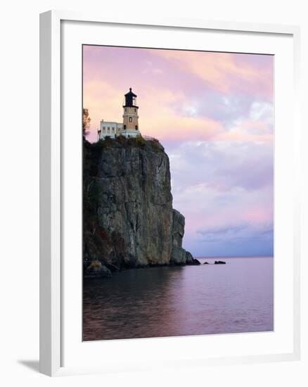 Split Rock Lighthouse on Lake Superior-Joseph Sohm-Framed Photographic Print