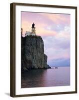 Split Rock Lighthouse on Lake Superior-Joseph Sohm-Framed Photographic Print