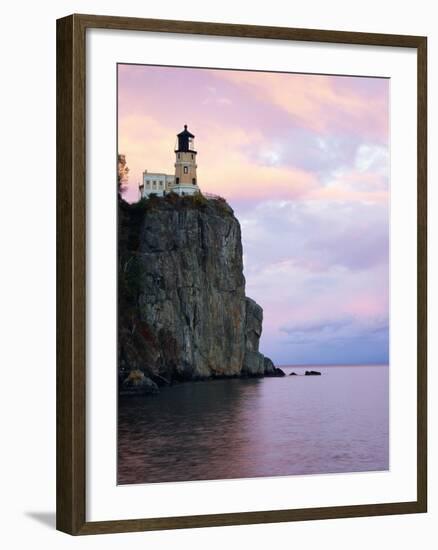 Split Rock Lighthouse on Lake Superior-Joseph Sohm-Framed Photographic Print