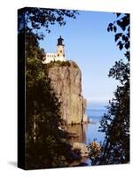 Split Rock Lighthouse, Two Harbors, Lake Superior, Minnesota-Peter Hawkins-Stretched Canvas