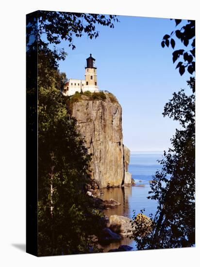 Split Rock Lighthouse, Two Harbors, Lake Superior, Minnesota-Peter Hawkins-Stretched Canvas