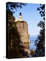 Split Rock Lighthouse, Two Harbors, Lake Superior, Minnesota-Peter Hawkins-Stretched Canvas