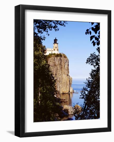 Split Rock Lighthouse, Two Harbors, Lake Superior, Minnesota-Peter Hawkins-Framed Photographic Print