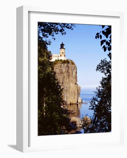 Split Rock Lighthouse, Two Harbors, Lake Superior, Minnesota-Peter Hawkins-Framed Photographic Print