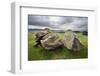 Split Stone at Norber, Yorkshire, England, United Kingdom, Europe-Mark Sunderland-Framed Photographic Print