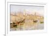 Split: the Harbour-null-Framed Art Print