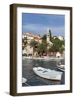 Splitska Harbour, Brac Island, Dalmatian Coast, Croatia, Europe-John Miller-Framed Photographic Print