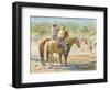 Splitting the Herd-LaVere Hutchings-Framed Giclee Print