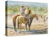 Splitting the Herd-LaVere Hutchings-Stretched Canvas