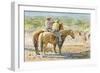 Splitting the Herd-LaVere Hutchings-Framed Giclee Print