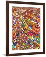 Splotches Multicolor-Ruth Palmer 3-Framed Art Print