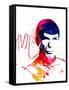 Spock Watercolor I-Jack Hunter-Framed Stretched Canvas