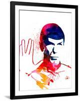 Spock Watercolor I-Jack Hunter-Framed Art Print