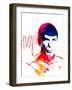 Spock Watercolor I-Jack Hunter-Framed Art Print