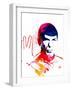 Spock Watercolor I-Jack Hunter-Framed Art Print