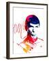 Spock Watercolor I-Jack Hunter-Framed Art Print