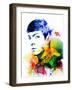 Spock Watercolor II-Jack Hunter-Framed Art Print