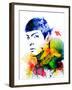 Spock Watercolor II-Jack Hunter-Framed Art Print