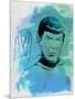 Spock Watercolor-Jack Hunter-Mounted Art Print