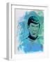 Spock Watercolor-Jack Hunter-Framed Art Print