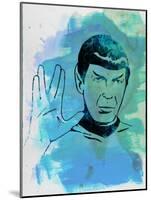 Spock Watercolor-Jack Hunter-Mounted Art Print