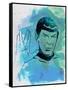 Spock Watercolor-Jack Hunter-Framed Stretched Canvas