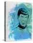 Spock Watercolor-Jack Hunter-Stretched Canvas