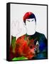 Spock Watercolor-Lora Feldman-Framed Stretched Canvas