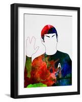 Spock Watercolor-Lora Feldman-Framed Art Print