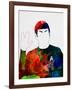 Spock Watercolor-Lora Feldman-Framed Art Print