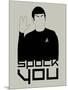 Spock You-David Brodsky-Mounted Art Print